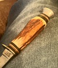 Vintage Edge Brand Soligen Germany 468 Stag fixed Blade Sheath Knife — photo 6