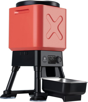 14L Automatic Dog Feeder for Large Breed   Extra Large Capacity, Anti-Blockage,