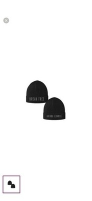 Ariana Grande  Honeymoon Tour Black Knit Beanie Hat Cap Break Free