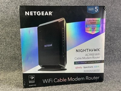 Netgear Nighthawk C7000 AC1900 WiFi Cable Modem Router Power Cord
