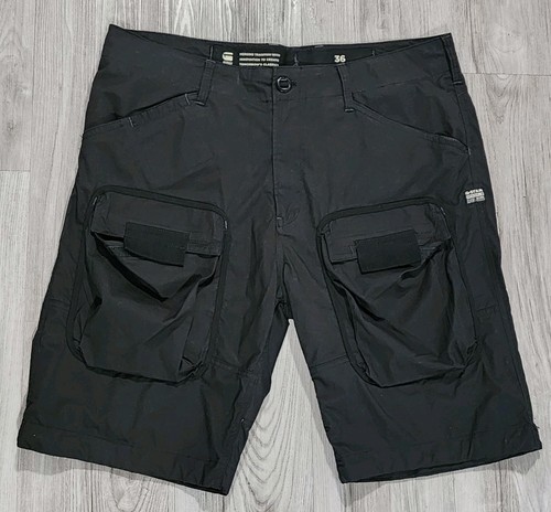 g raw star 3D regular cargo black Utility Chinos Shorts - Picture 3 of 10