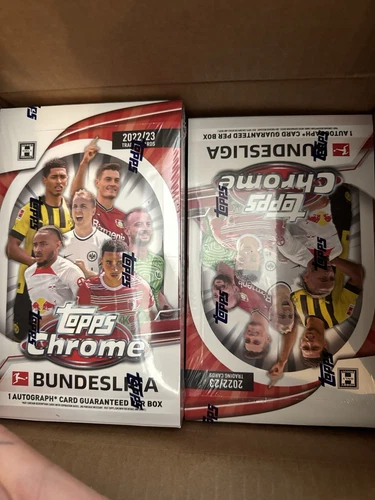 2022-23 Topps Chrome Bundesliga Soccer Hobby Box - Fresh Case - Case hit live!