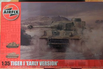AIRFIX 1:35  TIGER I EARLY VERSION TANK  SCALE MODEL A1357, NEW
