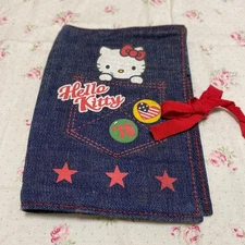 Hello Kitty Book Cover Planner Cover 2002 Heisei Retro Denim