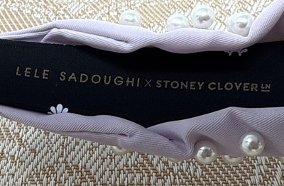 Lele Sadoughi lavender rhinestone knot headband OS LN Lele Sadoughi | Accessories | Nwot Lele Sadoughi Woven  main image 2