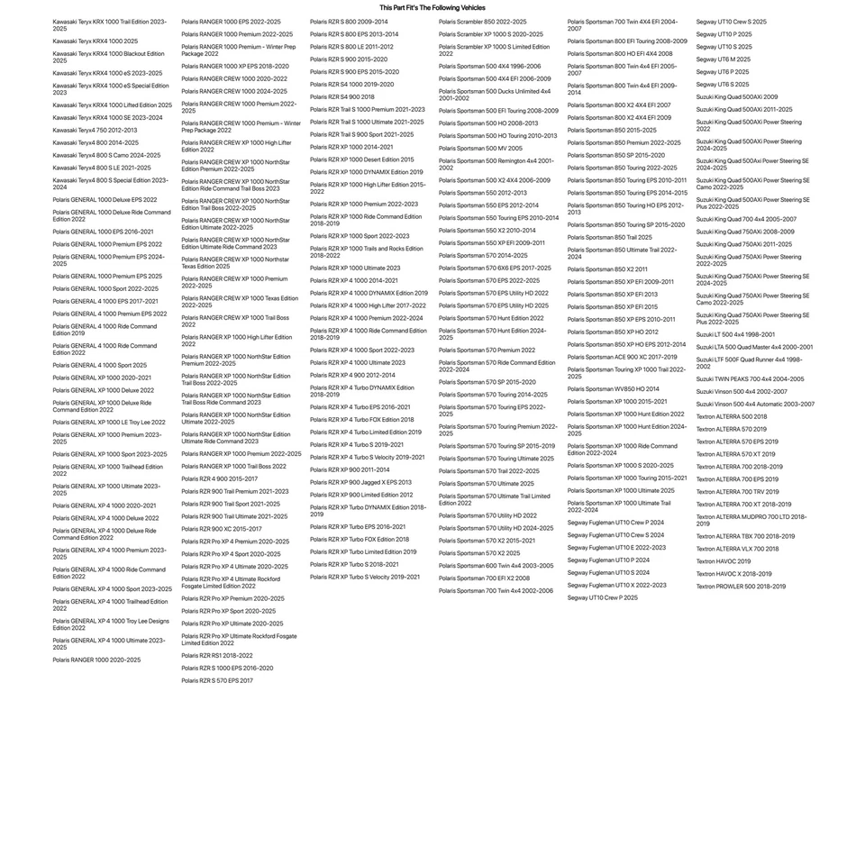 Tusk Megabite Radial Tire 28x10-14 For Arctic Cat 700 EFI 4x4 Automatic 2007 - Image 4 of 4