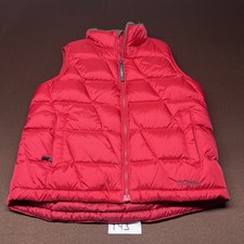 LL Bean Girls DownTek Puffer Vest Jacket, Medium 10-12