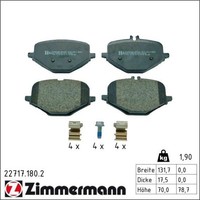 Zimmermann 22717.180.2 Bremsbelagsatz FüR Mercedes Benz G Klasse W463