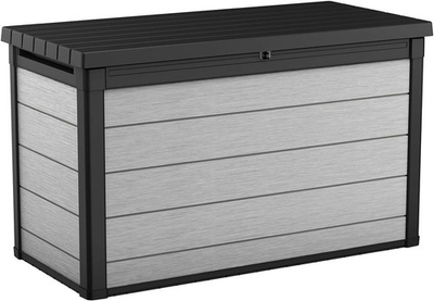 #ad Keter Denali 200 Gallon Resin Large Deck Box with Double Wall 20mm Panels Pain $218.25
