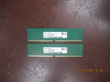 Lot of 2 SK hynix 8GB 1Rx16 DDR5 UDIMM PC5-4800B HMCG66MEBUA084N Ram Memory