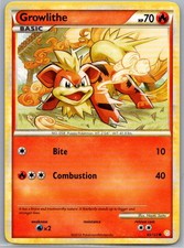 Growlithe 65/123 HeartGold & SoulSilver Pokemon TCG on eBay
