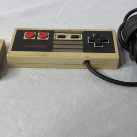 Vintage Nintendo NES Controllers Pair Japan Model NES-004 Authentic Tested OEM