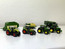 SIKU Farmer 1/87 Diecast Lot: 4x Traktors (Jo...