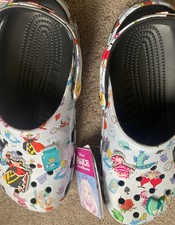 Crocs Alice In Wonderland New In Box Women’s 8 Men’s 6