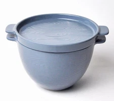 Temp-tations Woodland 2 Qt Deep Dish Bowl With Lid-It, SLATE BLUE, T49711