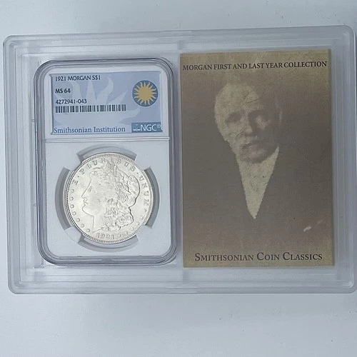 1921 Morgan Silver $1 MS 64