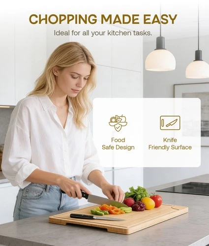 ADOV Bamboo Chopping Board, 41 cm, photo 4