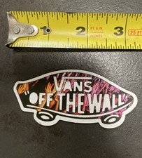 Vans Off The Wall Skateboard Decal Sticker 3 1/4 Brand New