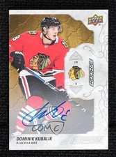 2019-20 Upper Deck Engrained Rookies Oak Auto Dominik Kubalik #88 Auto kh0