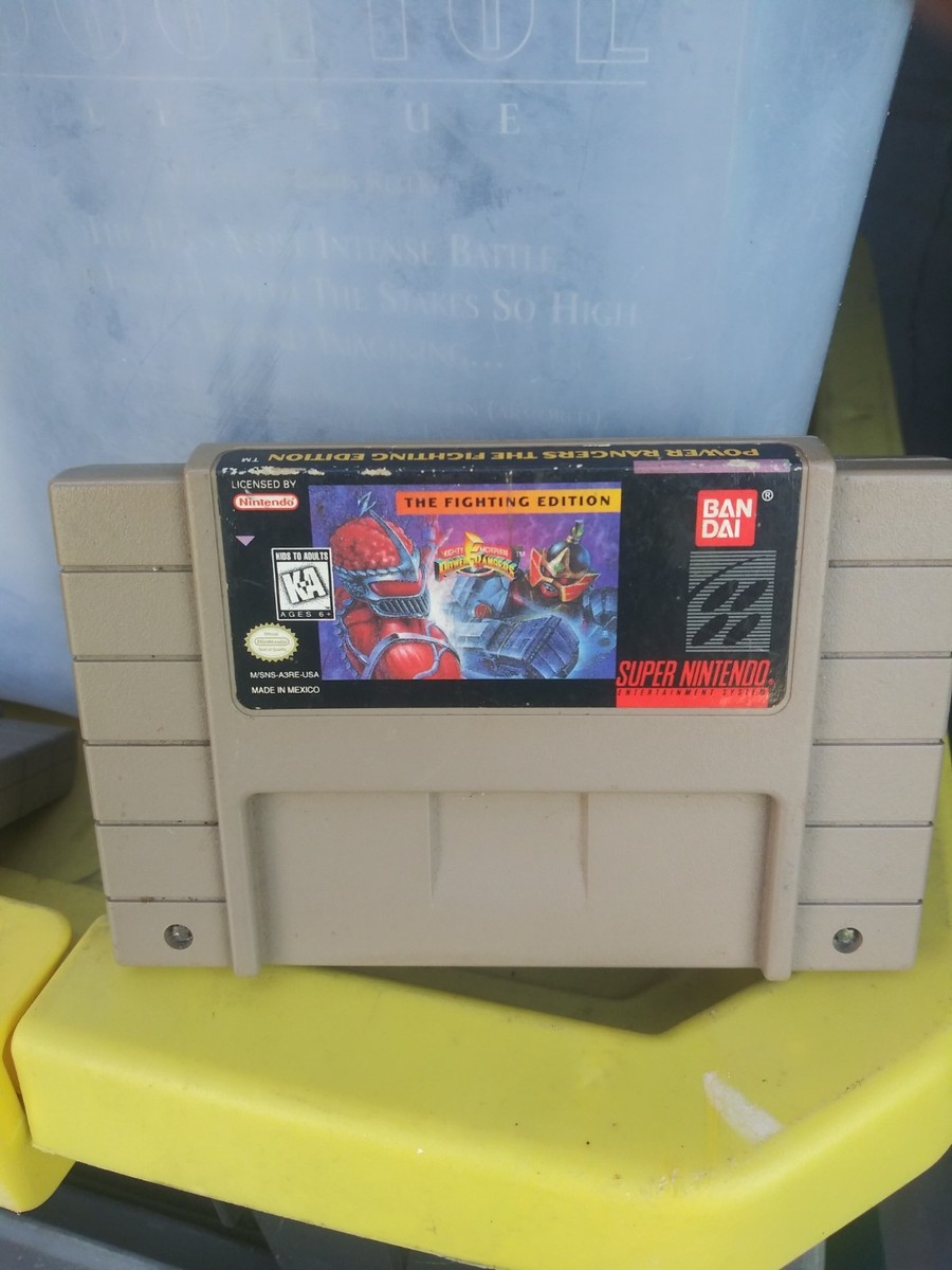SNES　パワーレンジャー　アメリカスーパーファミコン One of my weirdest Super Famicom pick ups: a Japanese