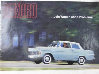 Opel Rekord ein Wagen ohne Probleme 1960 Katalog + Preisliste H-29736