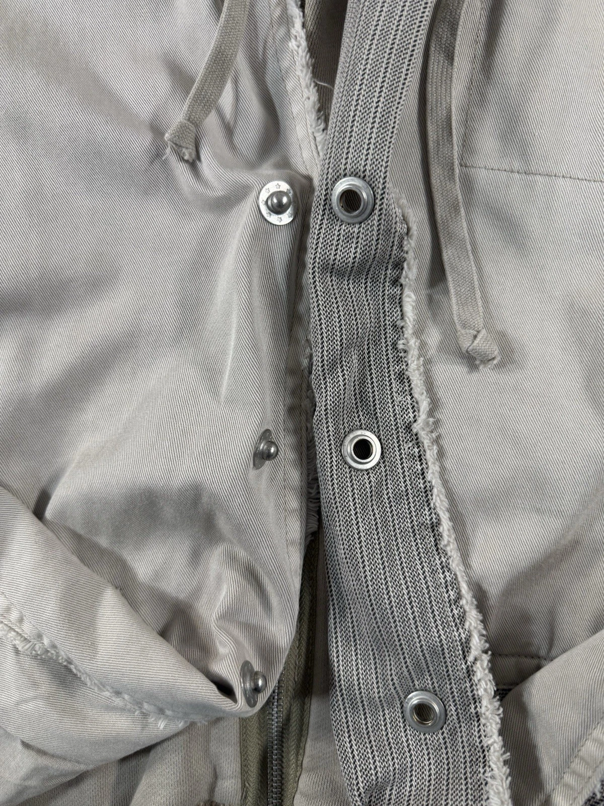 SONNETI Hybrid Style Blazer 2 in 1 Beige Hooded Jacket Sz M Retro 2005 Mens Mint - product detail image 12