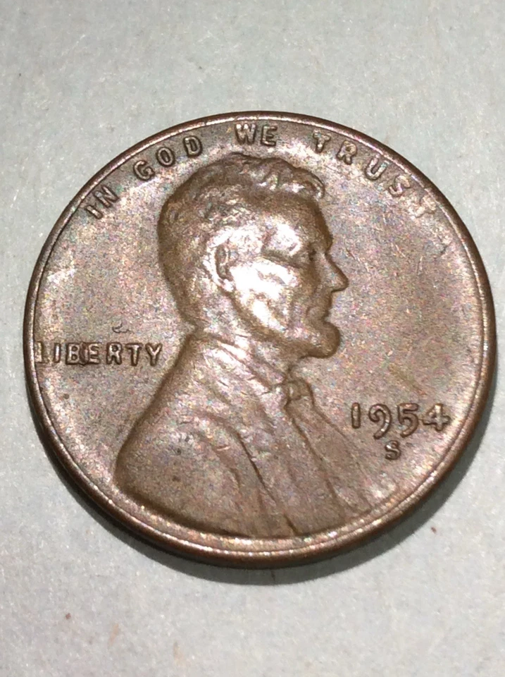 Rare Error Two S Mint Marks On a 1954S Wheat Penny- Dramatic Major Error Coin - Image 3 of 4