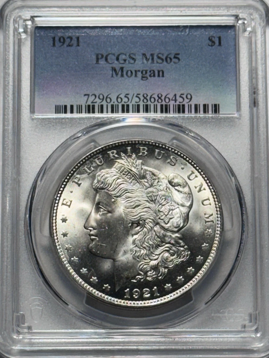 1921 Year Grade MS 65 Morgan Dollars (1878-1921) for sale | eBay