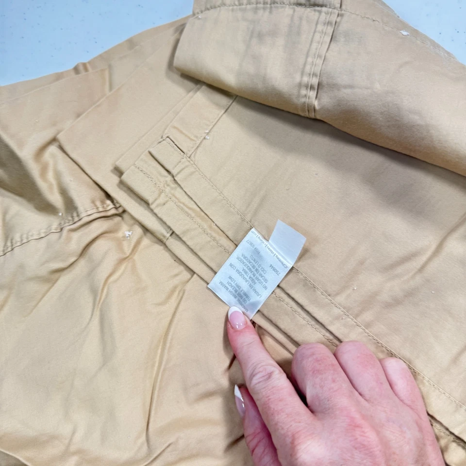 jcpenney king flat sheet cotton solid tan brown modern traditional - Image 4 of 4