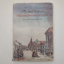 Irrungen Wirrungen German Realist Novel Hardcover Book Theodor Fontane 1948