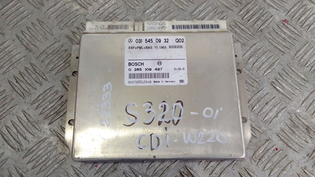 S-0134専用0315 Mercedes S-Class W220 ESP Control Module 0315450932 ID22333