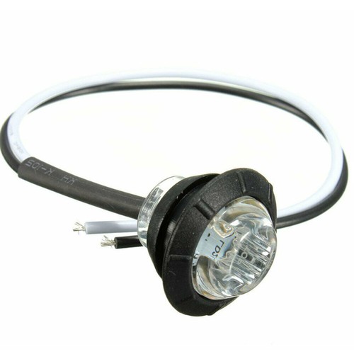 10x Feux de roche LED blancs feux de roue ronds soubassement pour camion Jeep tout-terrain - Photo 4/7
