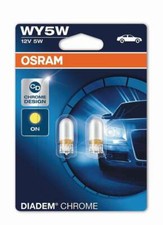 OSRAM DIADEM CHROME SILVER PY21W 12V 21W T10 W5W  - PR21W ROT BREMSLEUCHTE