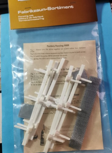Gama de vallas de fábrica / Vollmer 5009 / escala H0 | Zustand: Neu