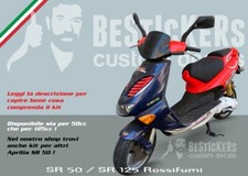 kit adesivi grafiche scooter Aprilia SR 50 125 ROSSIFUMI restauro SR50 SR125