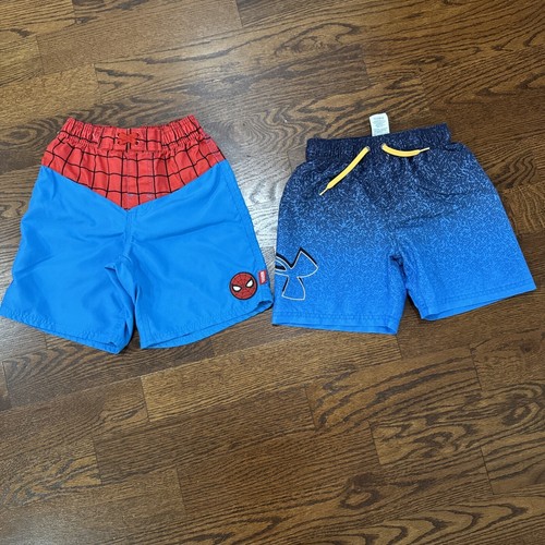 Lot Of 2 - Youth Boys Swim Trunks - Size Small