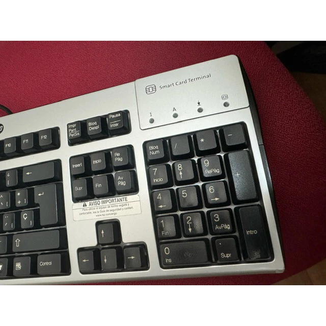 Teclado HP KUS0133 USB en español (ñ) Usado **Sin embalaje original** - Imagen 3 de 4