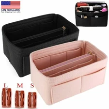 Felt Purse Handbag Organizer Insert Multi pocket Storage Tote Shaper Liner Bag