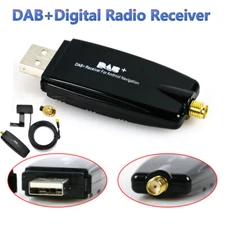For Android Car Kit USB Adapter Receiver DAB+ Digital Radio Tuner Audio +Antenna