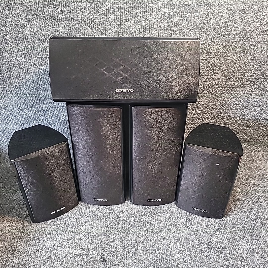 Onkyo Home Surround Sound Theater Speaker 5 Piece SKC390 SKF390