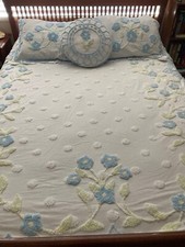 Better Trends 100 Cotton Chenille Bedspread Queen Size Bloomfield Collection