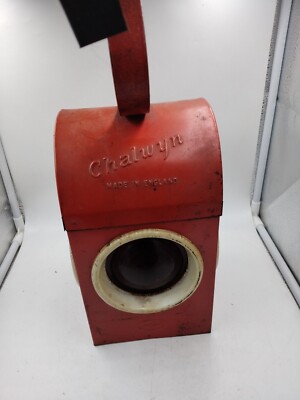 Vintage Chalwyn Traffic Kerosene Oil Lantern Made in England 