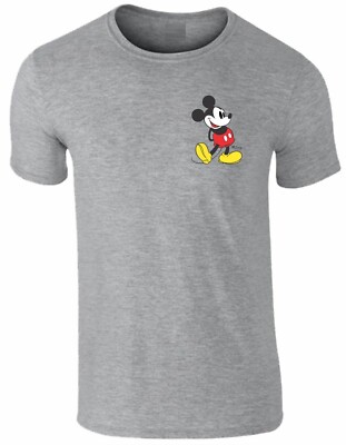 Disney Mickey Classic Kick T-Shirt Vintage Walt Disney Kinder Herren Damen Unisex Tee