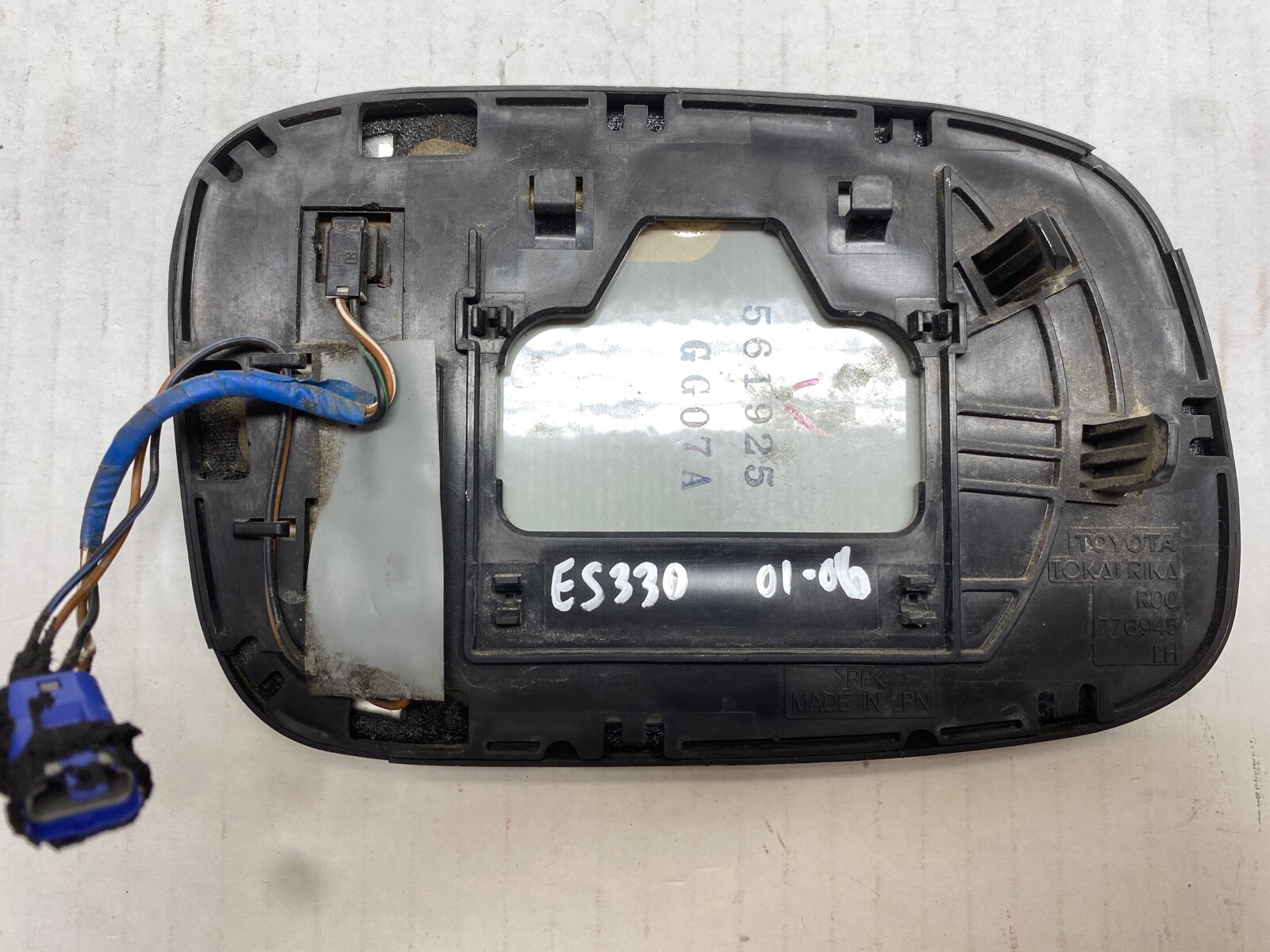 OEM LEXUS ES300 ES330 2002 2006 Driver Left Side Mirror Heated Glass