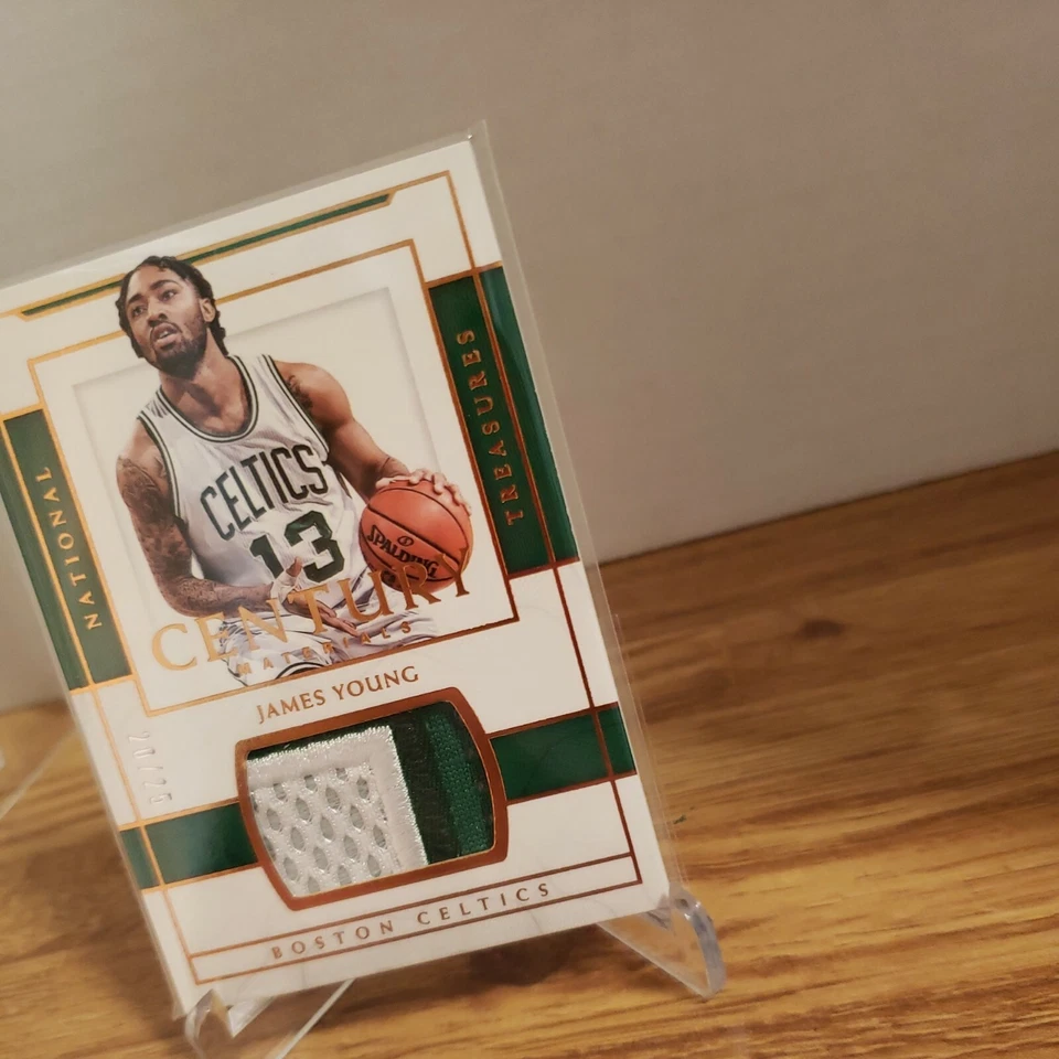 2016-17 Panini National Treasures Century Materials Bronze 20/25 James Young #28 - Image 3 of 4