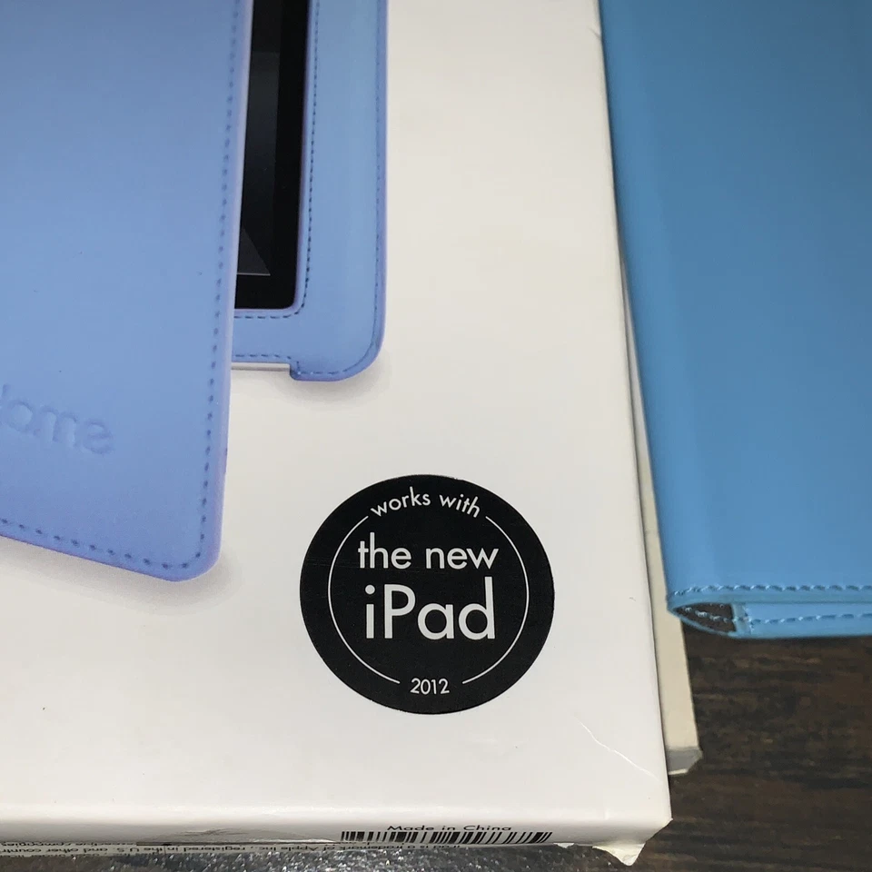 iHome Smart Book for Apple iPad 2 Full Front & Back Protection Light Blue New  - Image 4 of 4