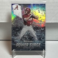 2021 Panini Prizm Draft Picks - Power Surge Silver Prizm #PS-PW Peyton Wilson 