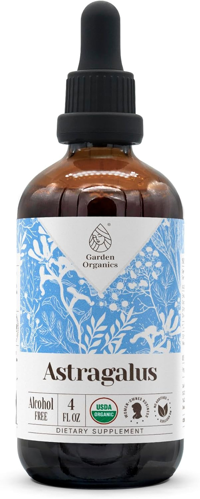 Astragalus USDA Organic Alcohol-Free Extract | Dietary Supplement, High-Potency