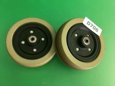 6"x2"Flat-Free Caster Wheel Assembly with for Jazzy Select Power Chairs D706
