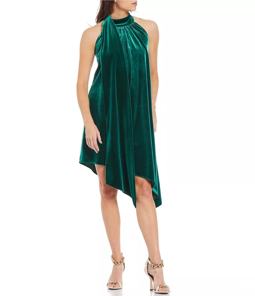 Belle badgley mischka green clearance dress